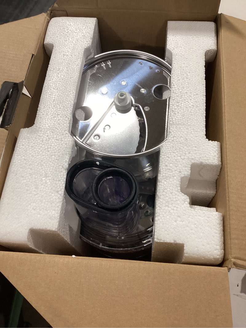 Condition photo showing As Is for KitchenAid KSM2FPA Food Processor Attachment, Dicing Kit, Silver