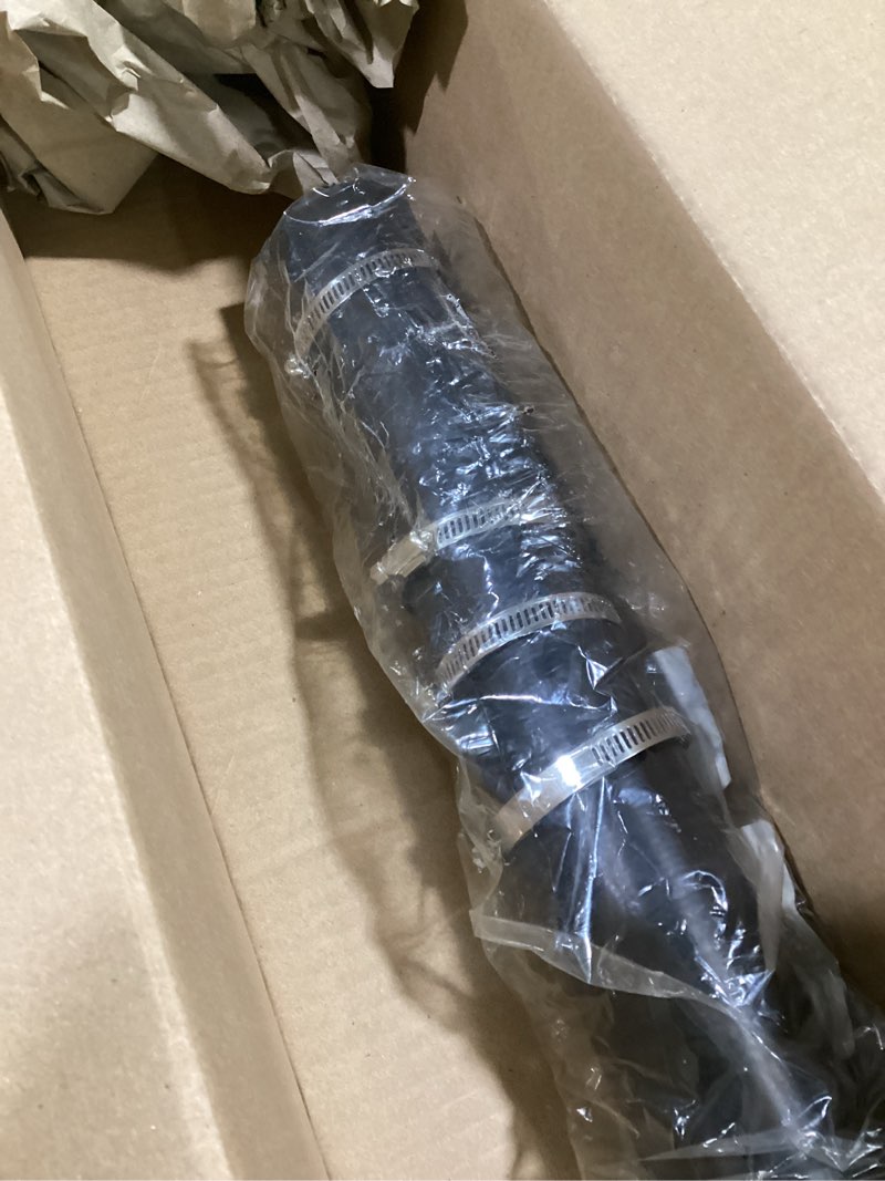 Condition photo showing Good Condition for 3' Length Gasoline Fuel Filler Neck Hose with 4 Hose Clamps,2 inches Inside Diameter Fuel Hose, Reinforced Gas tank filler hose (straight, 2" ID) straight 2" ID 3' Length