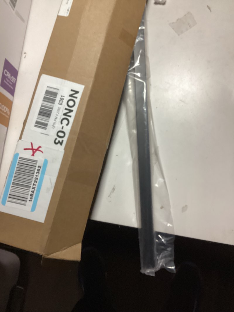 Condition photo showing New/Like New for JUYSON Towel Bar for Bathroom 29.92 Inch Matte Black, Towel Racks for Bathroom Wall Mounted,Bathroom Accessories Stainless Steel Towel Rod Single Towel Holder Towel Hanger(Single Bar-Black, 29.92 in) Single Bar-black 30 in