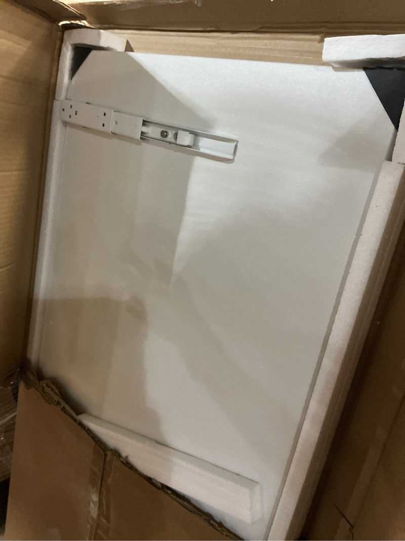 Condition photo showing Good Condition for wall mounted folding table, folding desk, the preferred choice for garages and sheds/home offices/laundries/home bars/kitchens (white, 47.22" d x 19.68" w) white 47.22"d x 19.68"w
