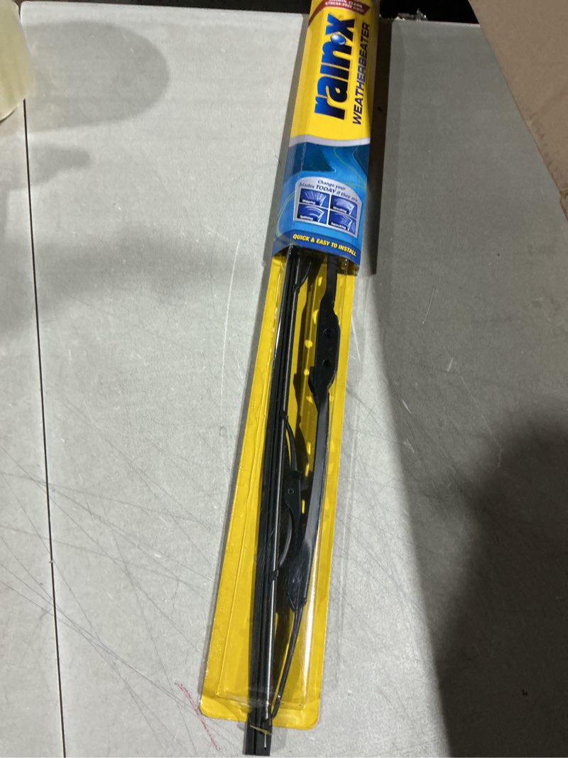 Condition photo showing As Is for rain-x rx30217 weatherbeater wiper blades, 17" windshield wipers (pack of 1), automotive replacement windshield wiper blades that meet or exceed oem quality and durability standards 17" pack of 1