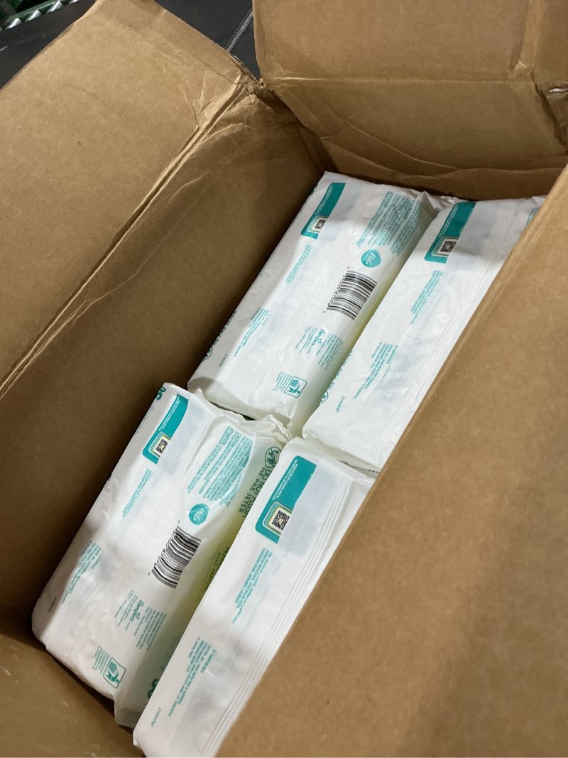 Condition photo showing As Is for pampers sensitive baby wipes, clinically proven, fragrance free, unscented, water based, hypoallergenic, multi-use, hand wipes 1344 wipes total (24x flip-top packs) [packaging may vary] 84 count (pack of 16)