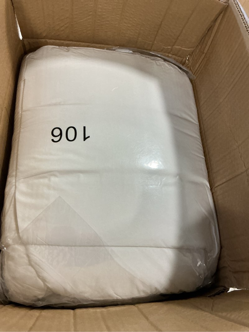 Condition photo showing New/Like New for Mattress Topper Queen for Back Pain, Extra Thick Mattress Pad Cover, Plush Pillow Top, Deep Elastic Pocket, White Queen White