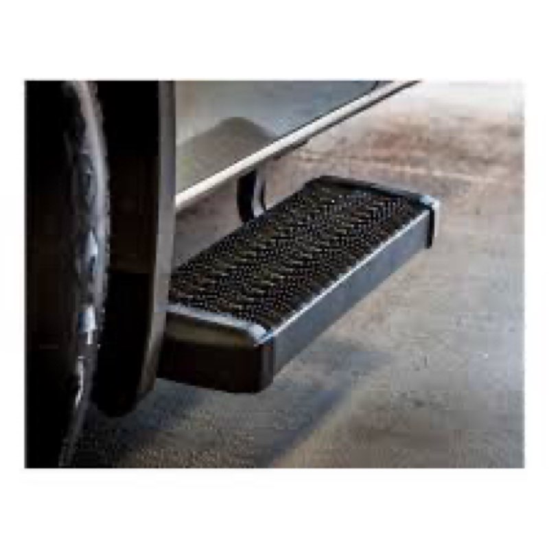 luverne 415036-401740 grip step black aluminum 36-inch cargo van running boards, select ford e-trans