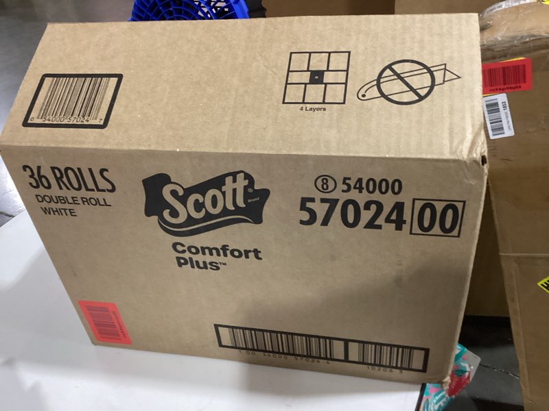 Condition photo showing New/Like New for scott comfortplus 1-ply toilet paper - 36 rolls