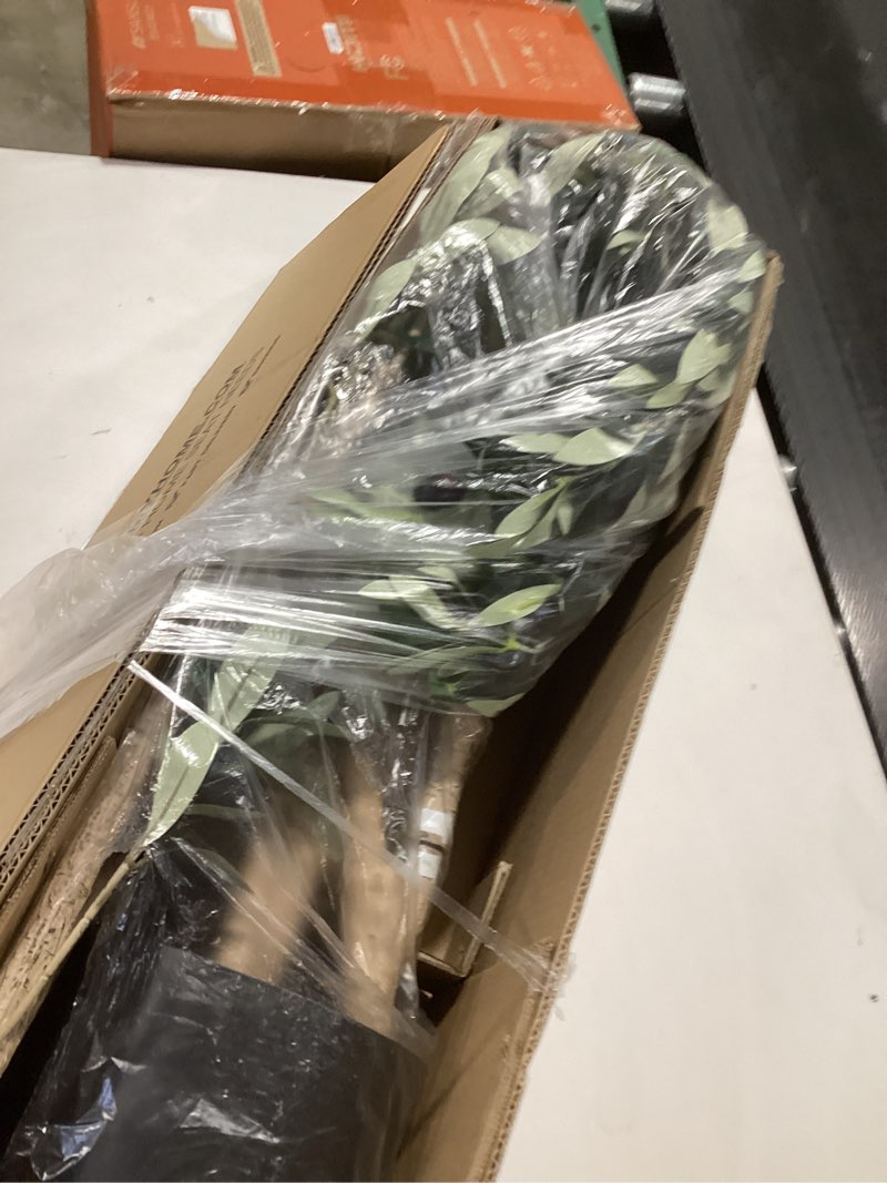 Artificial Olive Tree for Living Room Decor, 6FT Tall Faux Silk Plant Artificial Tree in Potted Oliv