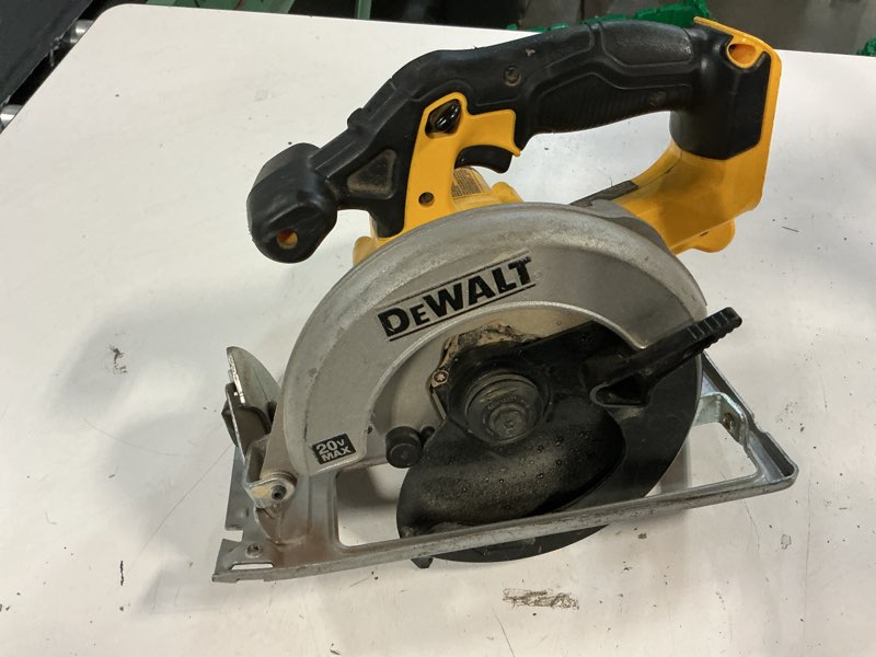 Condition photo showing As Is for 20v max cordless 6-1/2 in. circular saw with 20v max compact lithium-ion 2.0ah 