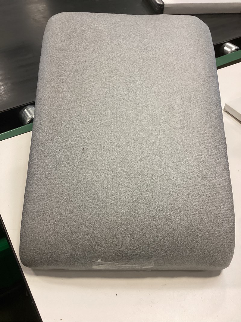 Small Footstool Office Under Desk Ottoman Padded Hassock 16.1"(41cm) x 6.7"(17cm) with Wooden Legs Modern Living Room Bedroom Work Nail Salon Compact Footrest Stool Relaxation Rest Foot Stool (Green)