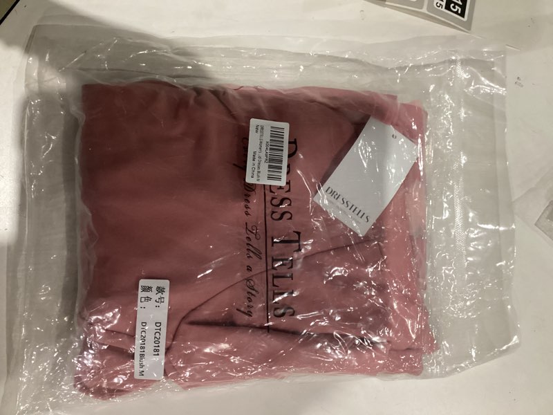 Condition photo showing New/Like New for DRESSTELLS Women's Cocktail Dress Formal Wedding Guest Church Graduation Party Aline Midi Dresses Blush Medium