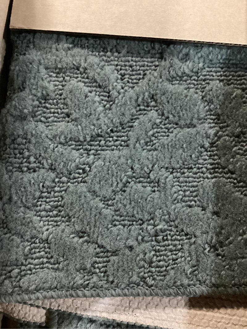 Condition photo showing Good Condition for Garland Rug Ivy 3 Ft. X 5 Ft. Sage Green Floral Solid Color Area Rug - Durable, Stylish, and Soft Rug for Living Rooms, Hallways, Bedrooms, and High-Traffic Areas Sage 3' x 5' (Rectangular)