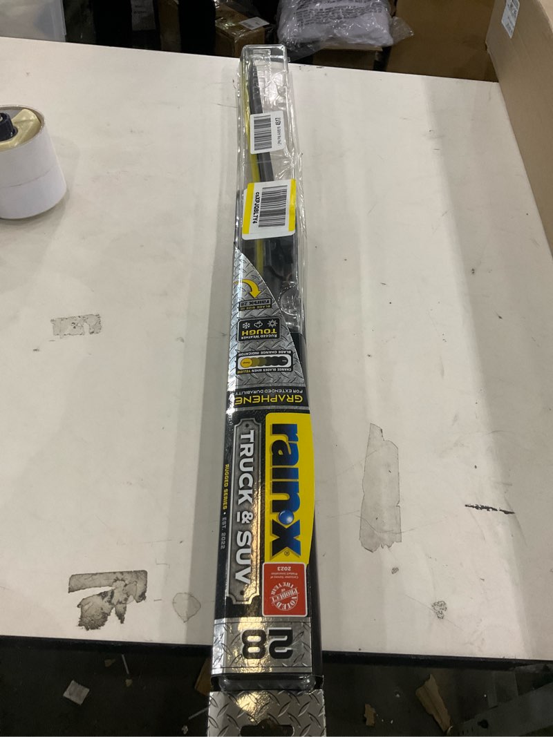 Condition photo showing Good Condition for Rain-X 870128 Truck & SUV Rugged Series Premium Wiper Blades, 28 Inch Windshield Wipers (Pack Of 1), Automotive Replacement Windshield Wiper Blades Engineered For All Driving Adventures 28" Truck & SUV