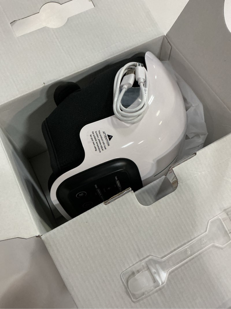 Condition photo showing Good Condition for Cordless Knee Massager with LED Screen, Infrared Heat and Vibration Knee Pain Relief for Swelling Stiff Joints, Stretched Ligament and Muscles Injuries, Portable Knee Massage for Family and Friends