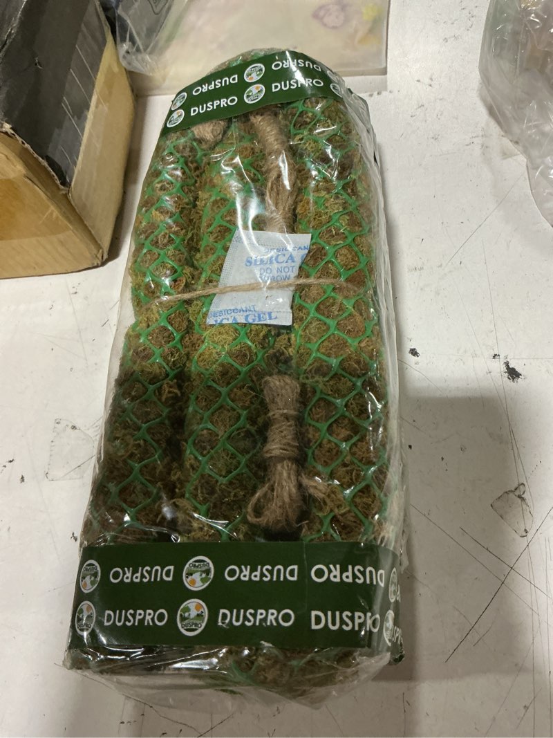 Condition photo showing New/Like New for duspro 2 pack 42’’ mesh moss pole for climbing plants, natural moss pole monstera plant support, real moss poles for plants indoor, moss stick for house plants, moss stakes for climbing plants 2 42''