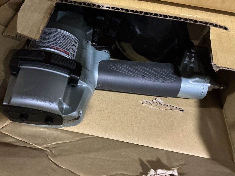 Condition photo showing As Is for metabo hpt nv45ab2m 16 degree 1-3/4 in. coil roofing nailer