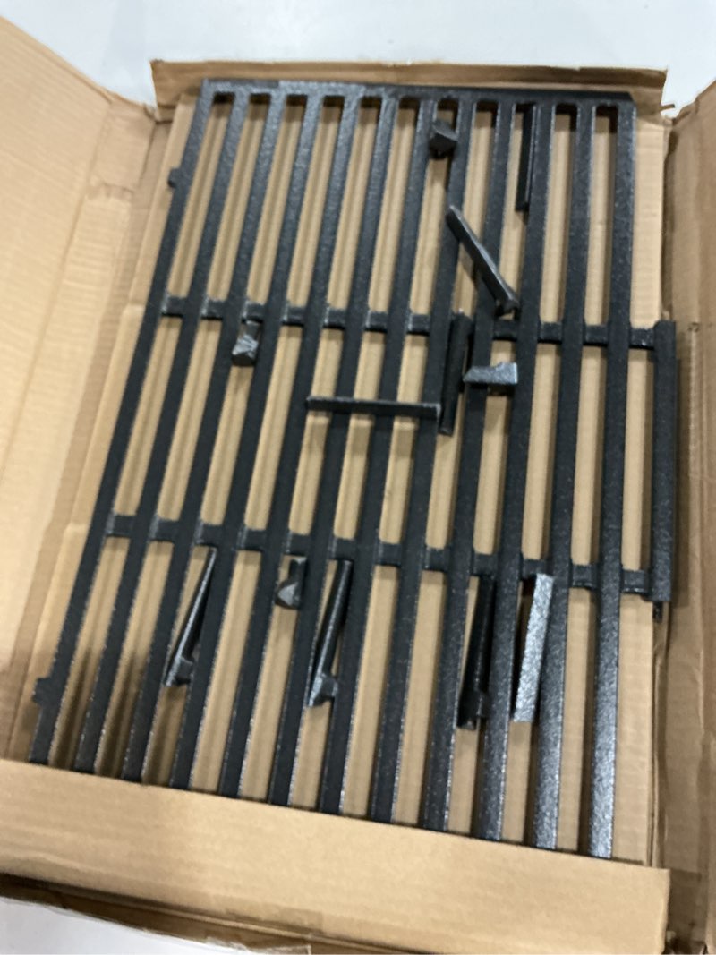 Condition photo showing Good Condition for hongso 19.5" grill grates for weber genesis e-310, genesis 300 grill grates for genesis e310 e320 e330 s310 s320 s330 ep310 ep320 ep330 gas models, replacement parts for weber 7524 7528, cast iron 19 1/2" x 26" (300 series) heavy duty cast iron