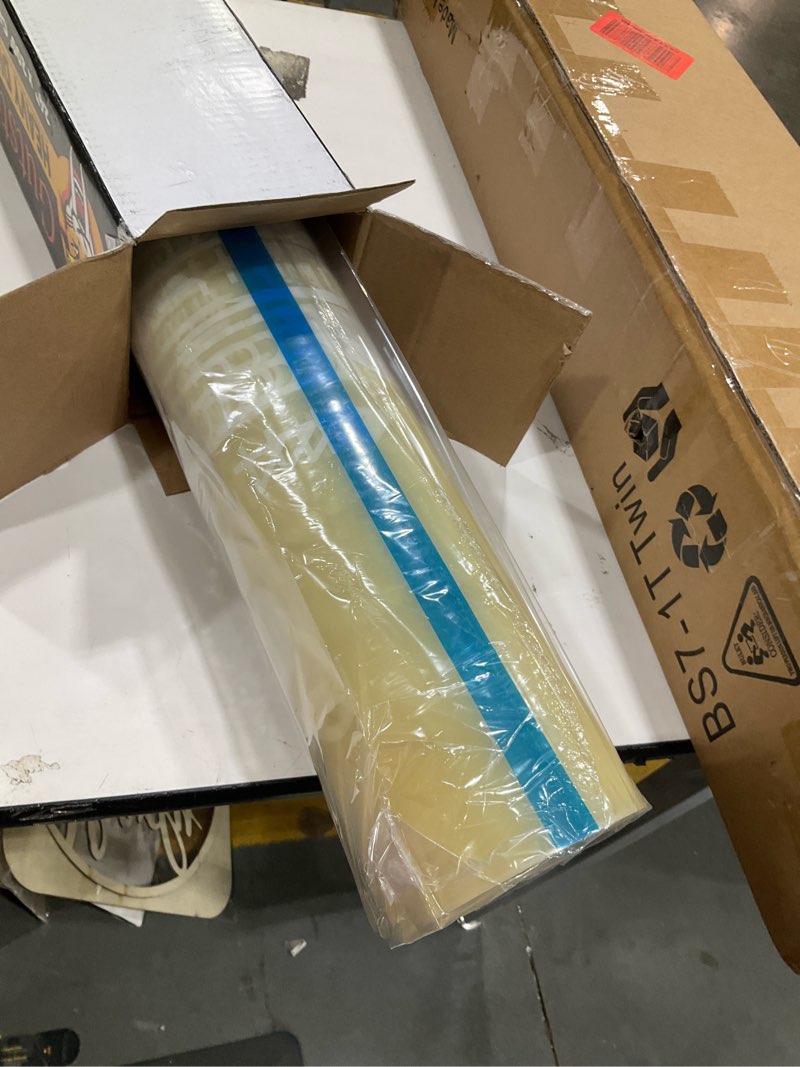 Condition photo showing New/Like New for carpettect floor protection 24" x 200' | heavy-duty 4mil carpet protection film with strong adhesive | plastic carpet protector & surface shield for construction, pets & hardwood floors