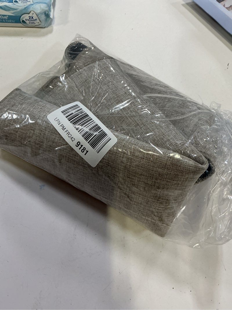 Condition photo showing New/Like New for lekeepgo ultra thin indoor door mat 17"x29", low-profile door mat indoor entrance, non slip rubber backing inside doormat washable welcome front entryway dirt trapper entry mat, khaki khaki 17"x29" woven solid