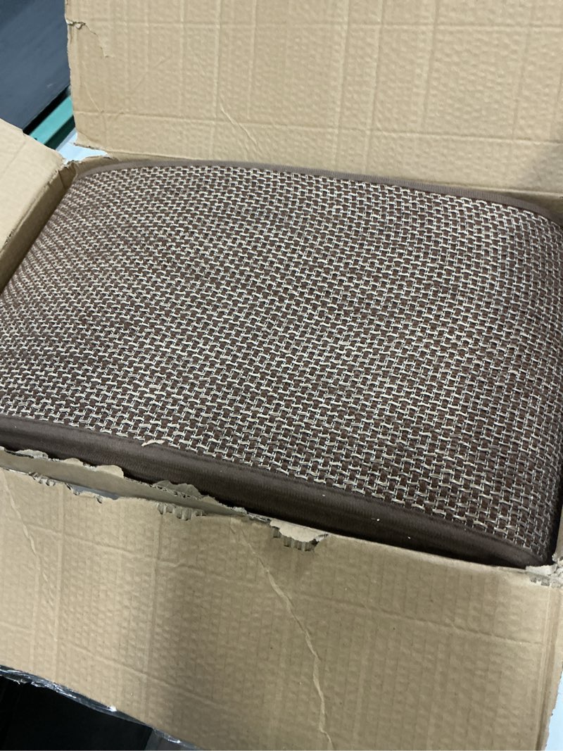 Condition photo showing Good Condition for stair treads non slip for wooden steps indoor 10" x 36" 15 pack extra wide stair tread carpet stairs runner, step pads with reusable adhesive for dogs kids elders, machine washable, brown 10 x 36 inch brown 15