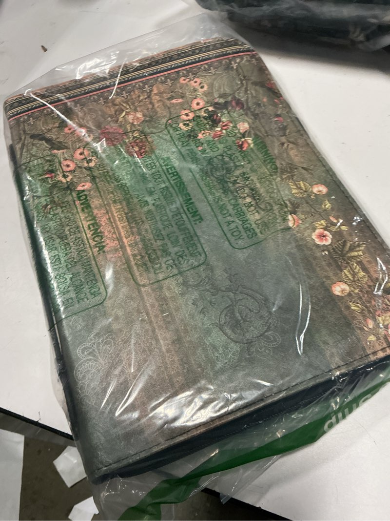 Condition photo showing Good Condition for bible cover case for women pu leather woman book carrying bag bible, protective bible organizer holder bag with handle and zippered pocket, christian gift for lady girls (boho floral, xl) boho floral xl