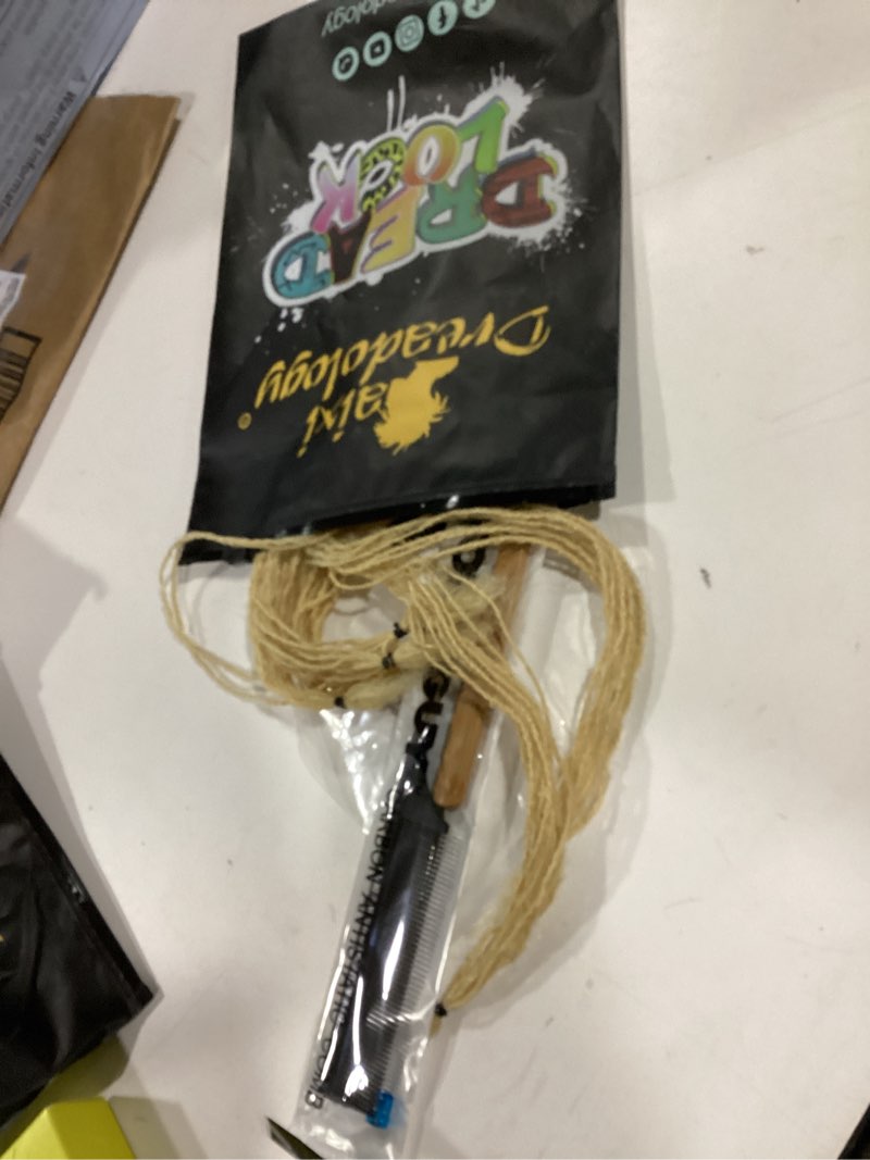 Condition photo showing New/Like New for DAIXI Handmade Interlocking Sisterlocks Curly Tips 100% Real Human Hair Permanent Micro Locs Extensions Natural Looking Soft Dreadlocks Can Be Bleached and Dyed (613# - 0.2cm, 8 Inch 60 Strands) 613# - 0.2cm 8 Inch 60 Strands