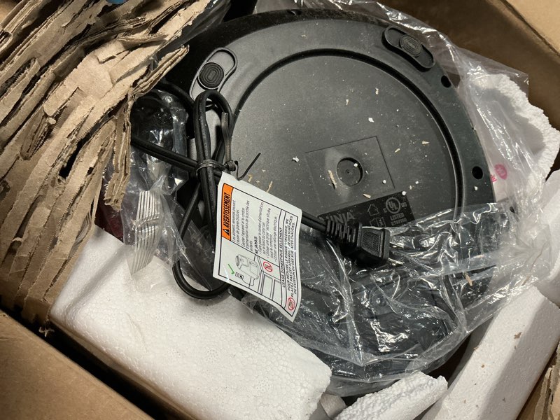 Condition photo showing As Is for SIMILAR Ninja | Air Fryer | 4-in-1 Pro Air Fry, Roast, Reheat, Dehydrate | 5QT Capacity fits up to 4lbs of French Fries | 400F Max Temp | Nonstick Basket & Crisper Plate | 120V | Grey | AF141 5 QT