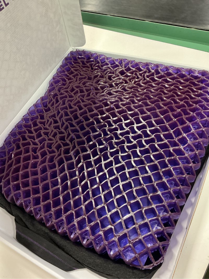 Condition photo showing Good Condition for Purple Royal Seat Cushion - Seat Cushion for The Car Or Office Chair - Temperature Neutral Grid