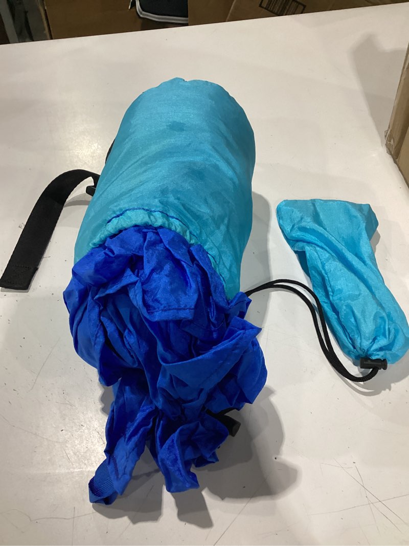 Condition photo showing Good Condition for wekapo beach blanket sandproof waterproof, extra large beach mat, oversized & compact sand free, quick drying beach essentials for vacation, cruise, picnic & camping with stakes blue 7x7 ft (1?3 person)