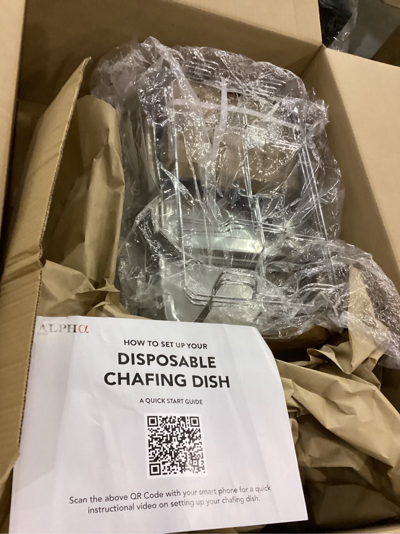 Disposable chafing dish