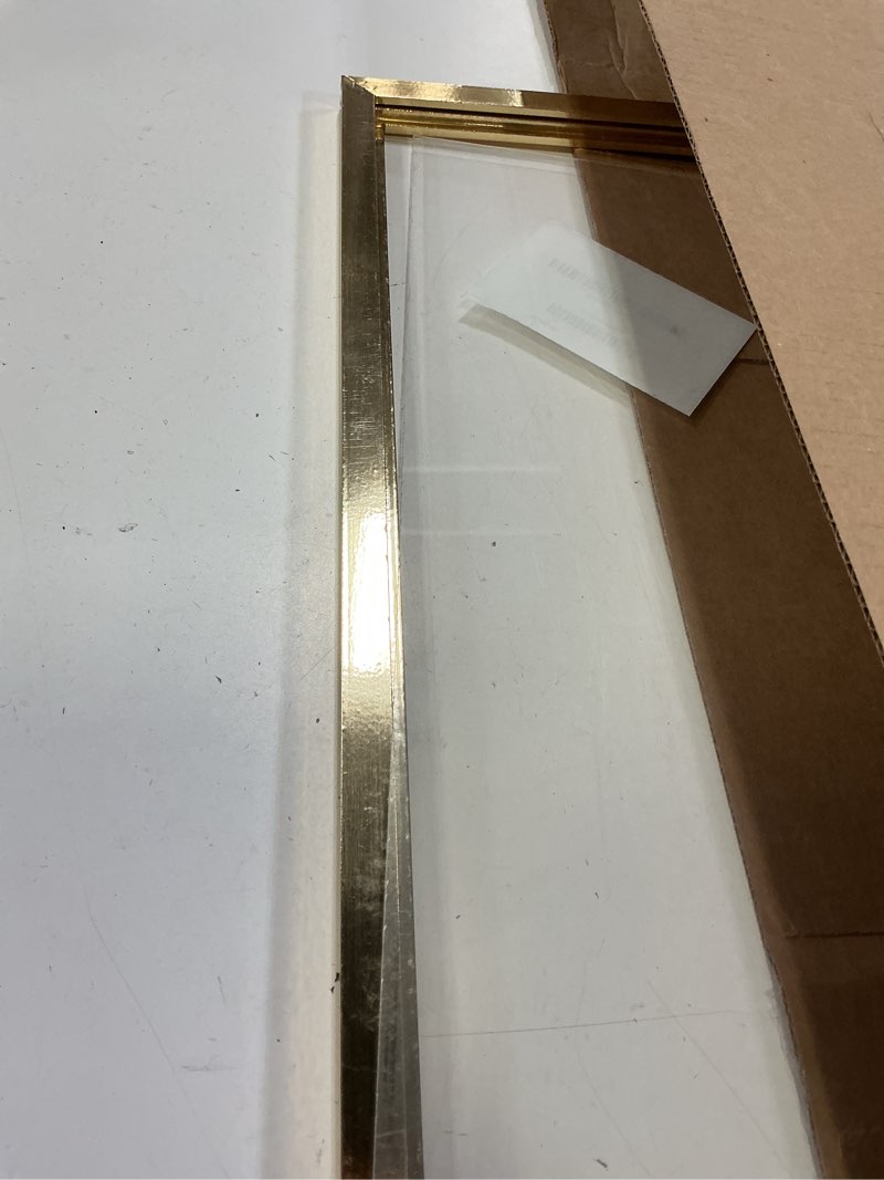 Condition photo showing Good Condition for jcjmy 15x20 picture frame gold for poster photo picture, horizontal and vertical formats for wall hanging, 15 x 20 inch wall gallery poster frame for 15 by 20 photos posters, gold gold 15x20 inch