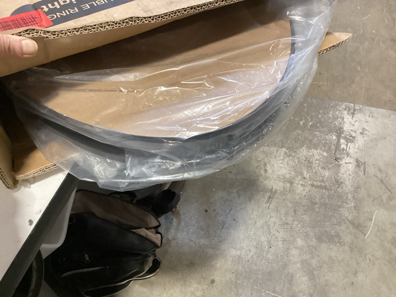 Condition photo showing Good Condition for dakason 32in oval led flush mount ceiling light for kitchen, 50w large led ceiling light fixture for living room, 3000k/4000k/5000k adjustable, dimmable ceiling lighting for dining room/laundry, orb oil rubbed brown - 1pack