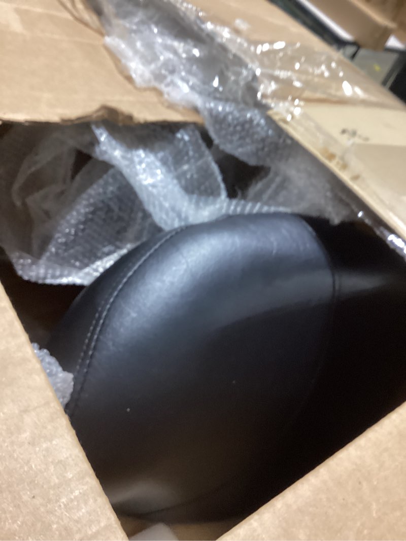 Condition photo showing Good Condition for grace&grace professional saddle stool chair with back support, rolling saddle ergonomic stool heavy duty for clinic dentist spa massage salons studio (black, adjustble back) black with back