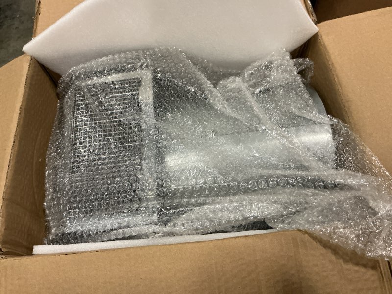 Condition photo showing Good Condition for 8 inch dryer vent cover outside, white wall dryer vent cap, no-pest metal vent covers for house exterior 8inch white