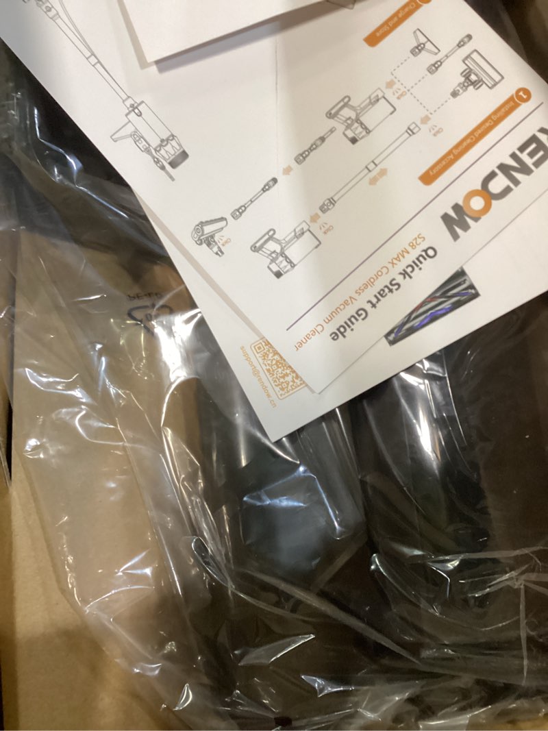 Condition photo showing Good Condition for rendow cordless vacuum cleaner,upgraded 600w 50kpa 70 mins vacuum cleaners for home,self-standing with stick vacuum,touch screen, anti-tangle,lightweight, vacuum for pet hair carpets hard floors,gold gold s28