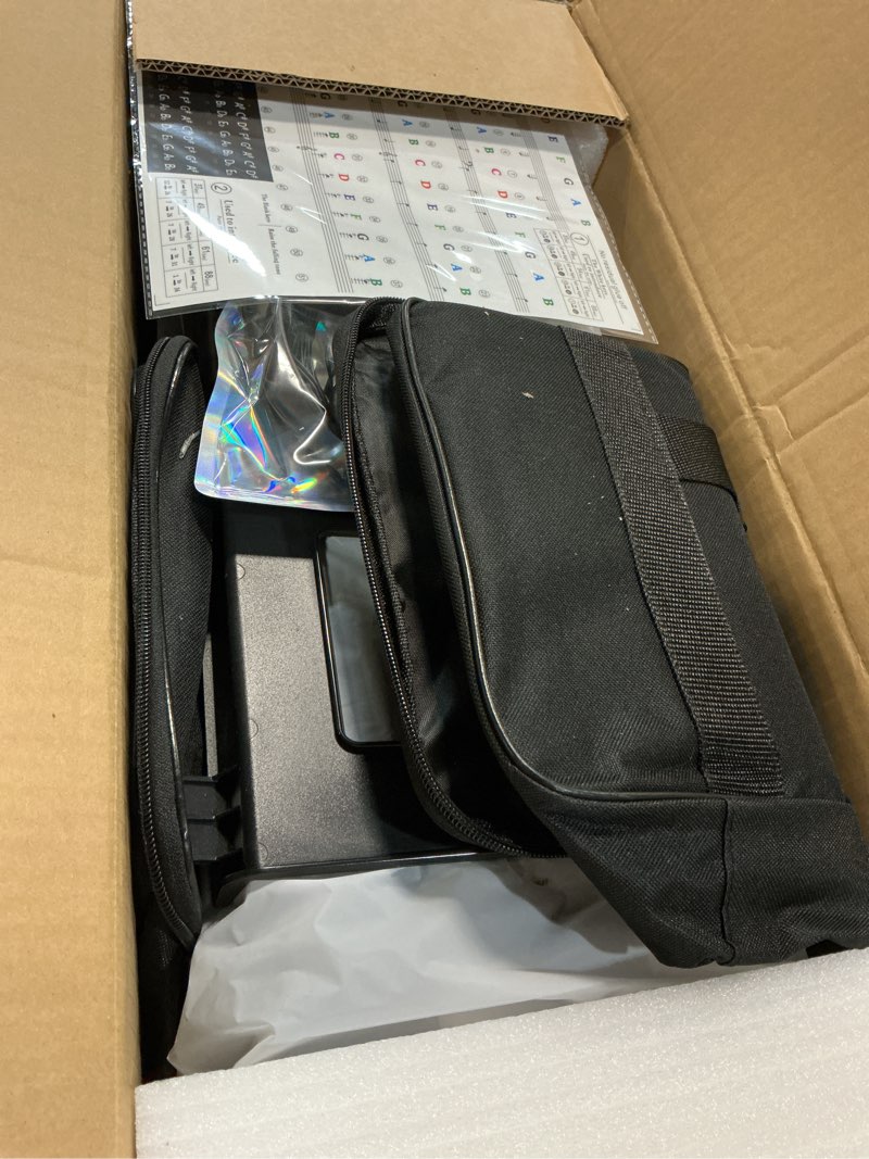 Condition photo showing Good Condition for finger ballet 88 key folding piano keyboard, digital piano with bluetooth midi, full size/semi-weighted/portable, rechargeable travel piano for beginners, adults, students, home practice 88key