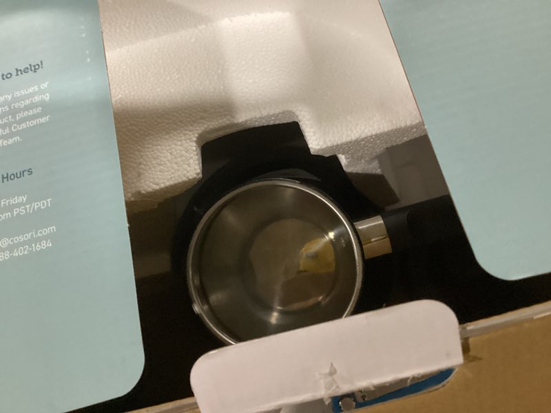 Condition photo showing As Is for Cuisinart Classic 12 Cup Percolator, PRC-12N, Stainless Steel