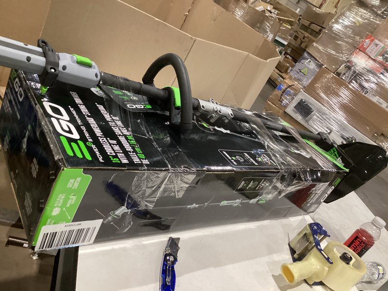 Condition photo showing Good Condition for ego powerload with line iq 56-volt 16-in telescopic shaft battery string trimmer 4 ah (battery and charger included)