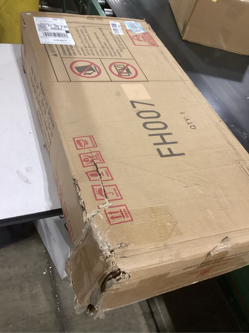 Condition photo showing Good Condition for Modern Black Accent Storage Cabinet with Doors, Free Standing Wooden Buffet Sideboard for Bedroom, Kitchen, Home Office 1 Dark Black