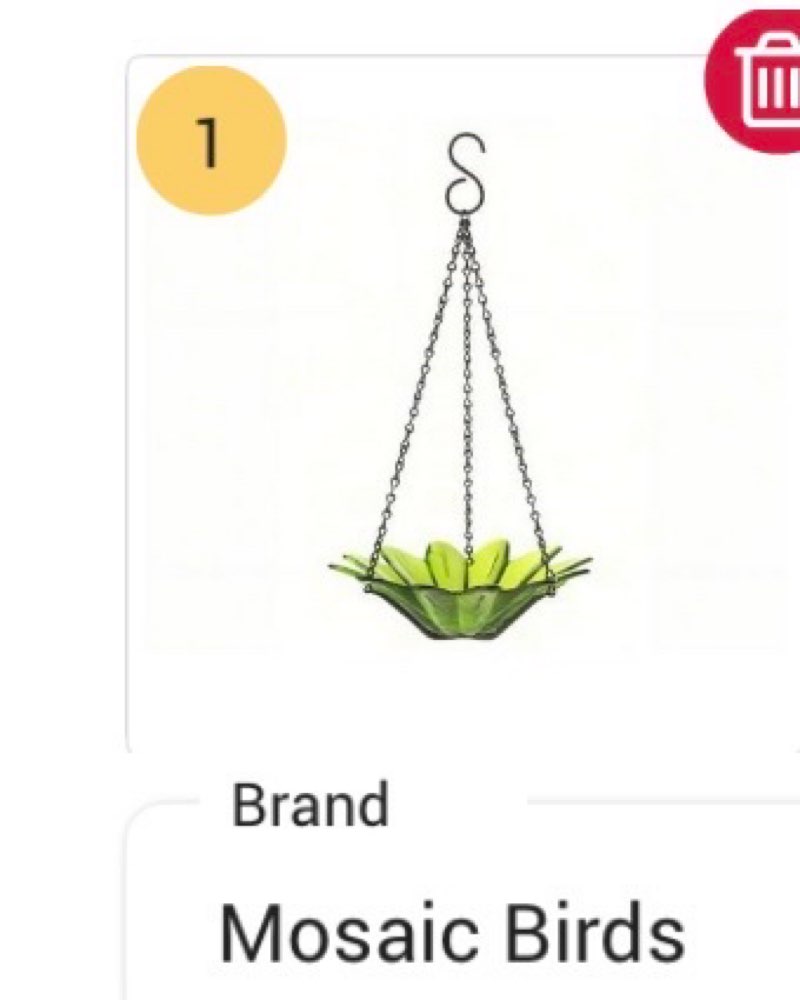 mosaic birds recycled glass daisy bird feeder for outdoors  lime  8 inch