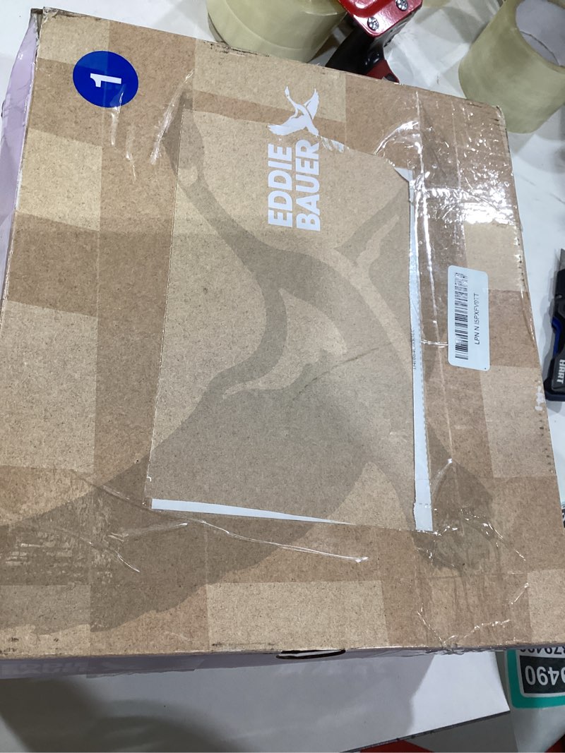 Condition photo showing Good Condition for bella Flip-n-Store Belgian Waffle Maker, EverGood™ Ceramic Nonstick Coating, Fits-anywhere™ Kitchenware, Power Indicator Light & Touch Handle, 7” Wide & 1" Deep Plates, 1000 Watt, Oatmilk Oatmilk 7