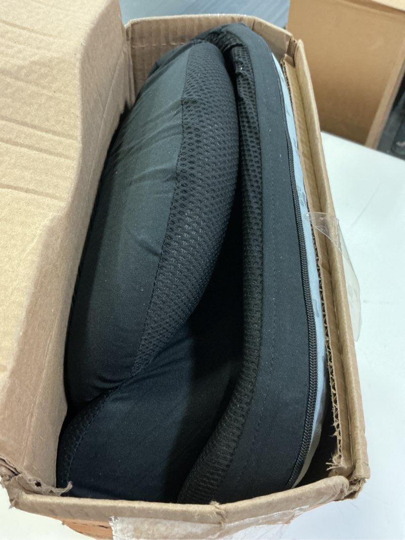 Condition photo showing Good Condition for car seat cushion and lumbar support headrest pillow mesh cover memory foam ergonomic car cushion back neck support pillow sciatica & back & tailbone pain relief pillow black