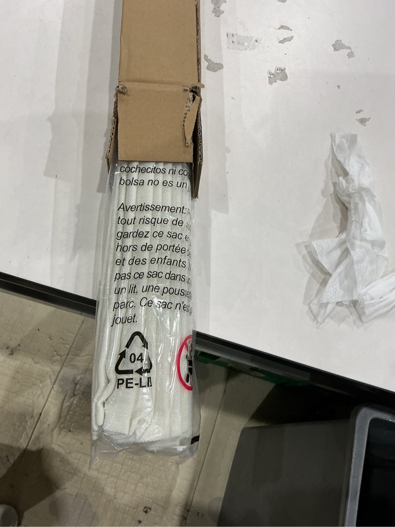 Condition photo showing Good Condition for lazblinds no drill roman shades for windows, cordless light filtering window shades with uv protection, polyester fabric for bedroom & living room, 23" w x 64" h, off white light filtering - off white 23"w x 64"h