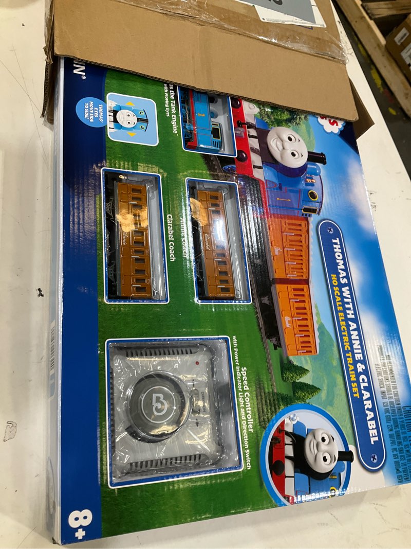 Condition photo showing Good Condition for bachmann trains - thomas & friends thomas with annie and clarabel ready to run electric train set - ho scale