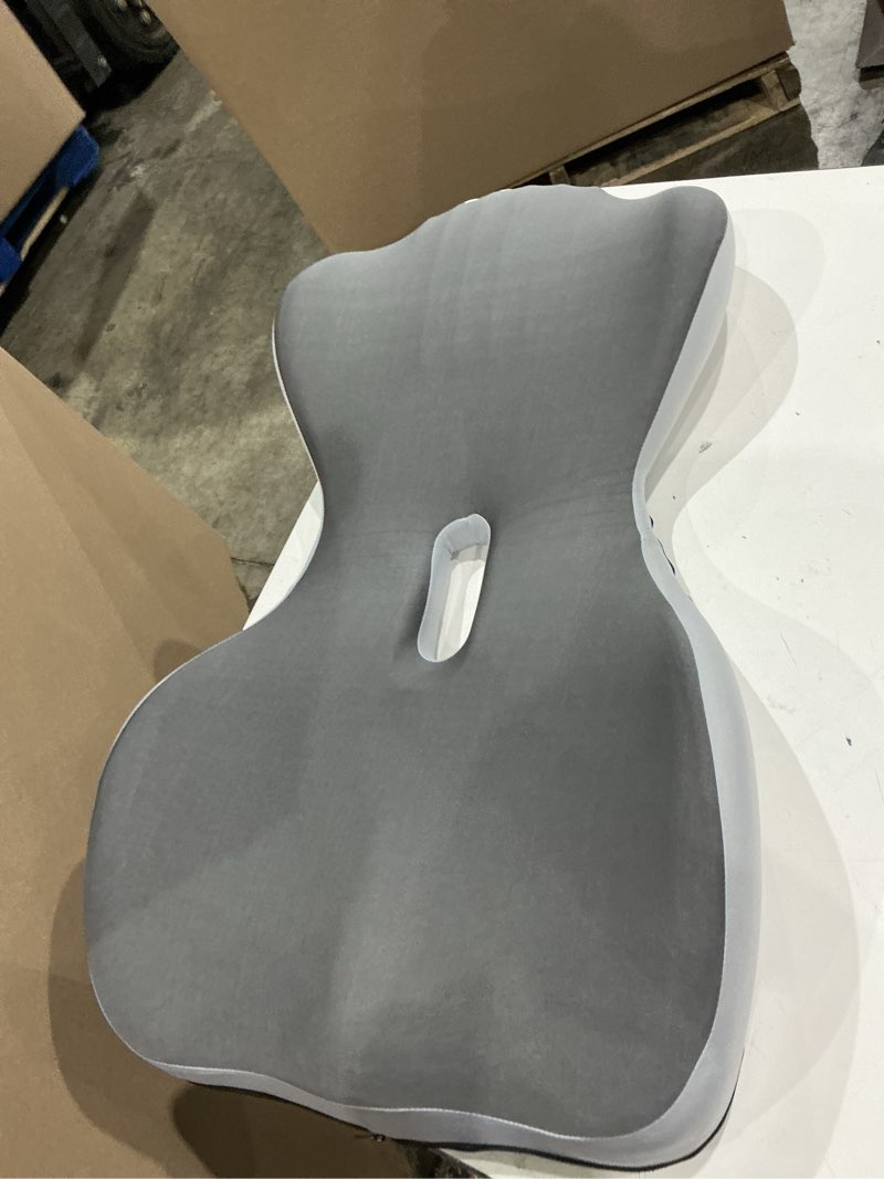 Condition photo showing Good Condition for memory foam - car seat cushion that reduces sciatica pressure, hemorrhoid pillow for long sitting in truck drivers, thick ergonomic non-slip wheelchair cushions, comfortable backrest cushion for office and home chair