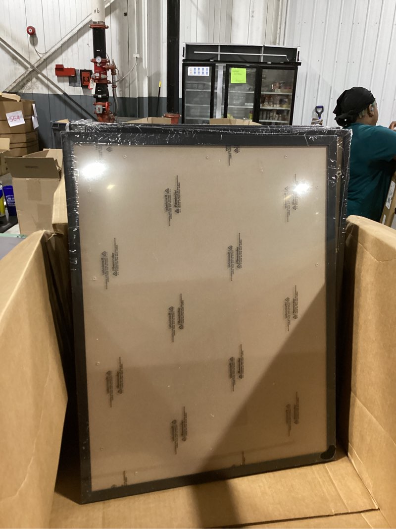 Condition photo showing New/Like New for 6 sets 17x22 picture frame, frames for 17 x 22 canvas collage photo poster certificate wall gallery, high transparent horizontal vertical black 17 by 22 inches black 17x22