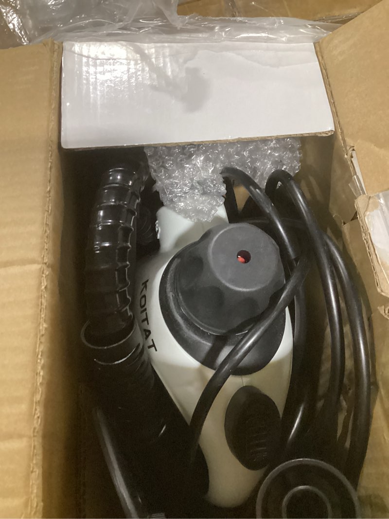 Condition photo showing Good Condition for pressurized steam cleaner, handheld steamer for cleaning, multipurpose portable upholstery with safety lock and 10 accessory kit to remove grime, grease, more, save time effort white