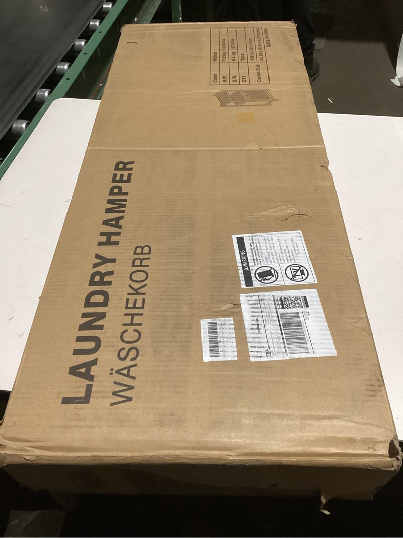 hitnet bamboo tilt out laundry hamper, bathroom storage cabinet with hidden removable basket and 2 o