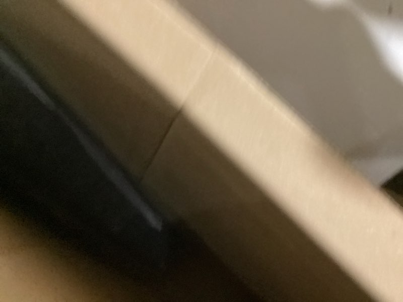 Condition photo showing Good Condition for Sweet Home Stores Solid Design Non-Slip Rubberback 2x6 Indoor/Outdoor Runner Rug for Hallway, Kitchen, Living Room, Garage, Patio, 2' x 6', Black Black 2' x 6' (Rectangular) Scrabe Rib Solid Collection