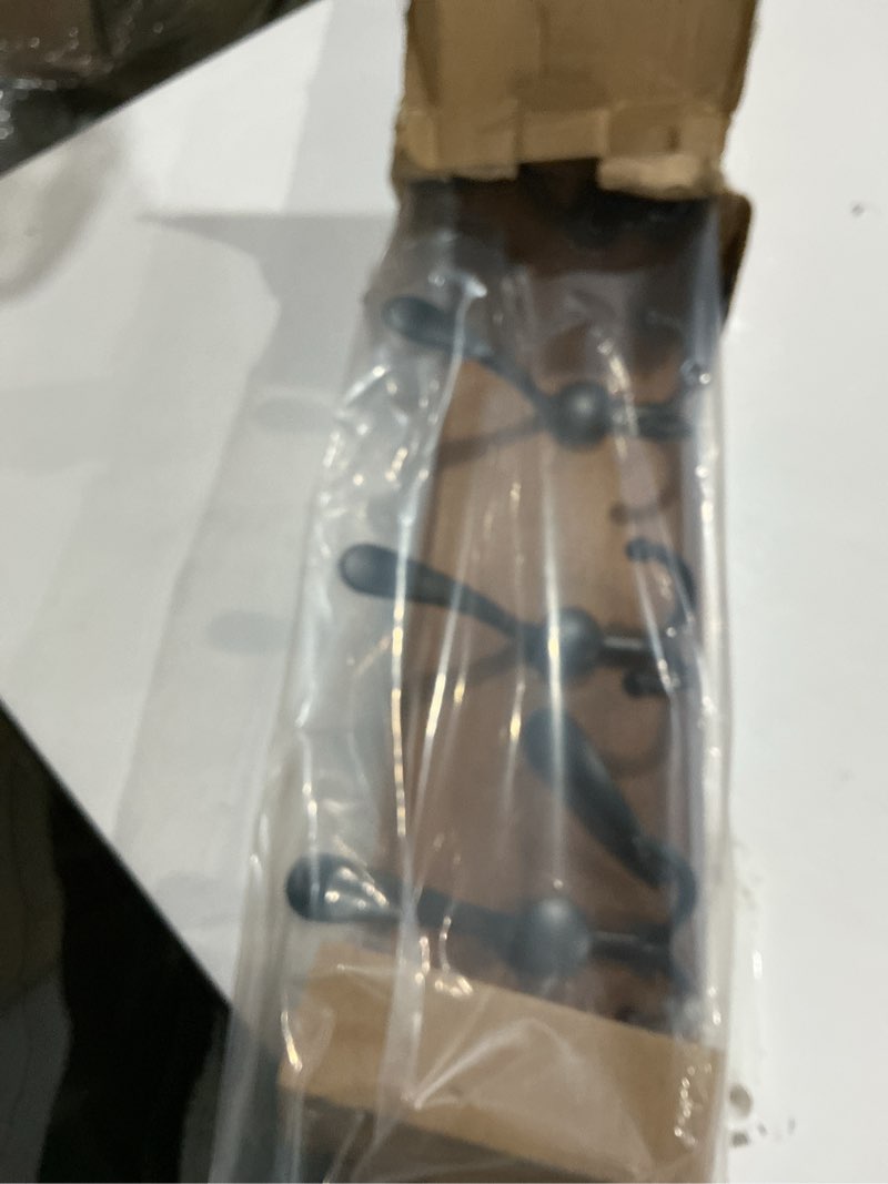 Condition photo showing Good Condition for webi coat rack wall mount,38 9/16" long,10 hooks,coat hooks wall mounted,coat hanger wall,wood hook rack rail,triple hooks for hanging coats,clothes,jacket,brown 10 hooks brown