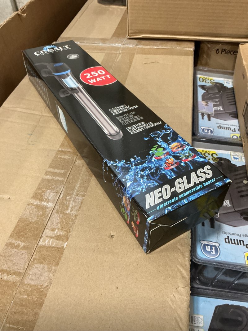 478429 250W Cobalt Neo-Glass Submersible Aquarium Heater