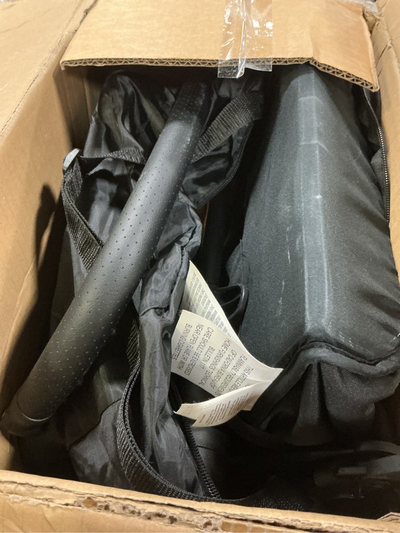 Condition photo showing Good Condition for Gravity Folding Baby Stroller - Portable Travel Toddler Stroller w/Adjustable Backrest, Canopy & Cup Holder, Lightweight and UV Protected, One-Hand Automatic Folding - Black